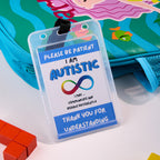 Personalized Autism Emergency Contact Medical Alert ID Card Gift for Kid