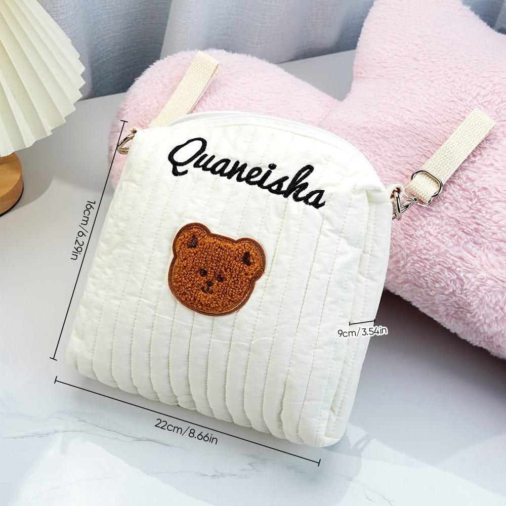 Personalized Embroidered Name Pushchair Hanging Bag Stroller Hanging Bag Gift for Mom