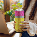 Personalized Glitter Apple 20oz Skinny Tumbler with Straw Back to School Appreciation Gift for Teacher