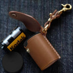 PU Leather Case for Film Roll Keychain
