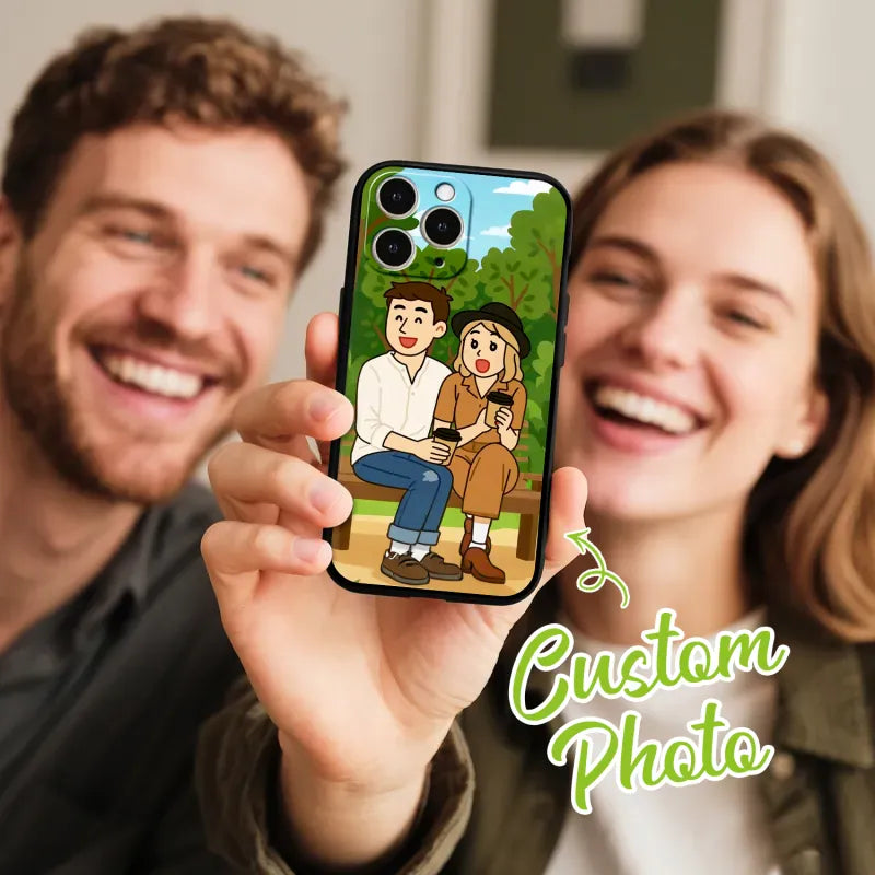 Custom Photo Phone Case Anime Portrait Personalized Phone Case A Variety of Cartoon Style