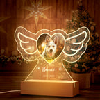 Night Light Comfort Sympathy Gift for Loss of Dog Warm LED Glow