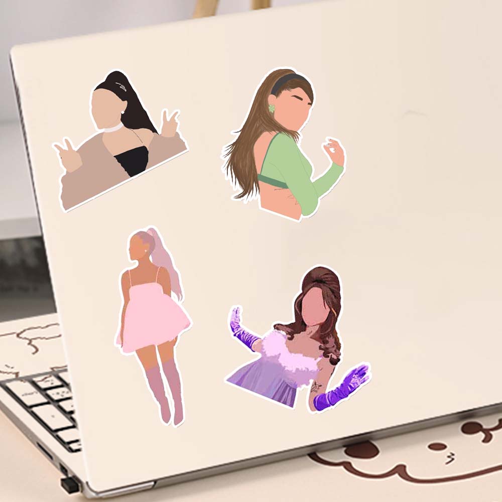 Personalized Stickers 50 Pack Custom Art Portrait Stickers for Water Bottles Notebook Laptop