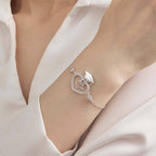 Personalized Graduation Cap Bracelet with Name for Class of 2024 Graduation Gift for Her