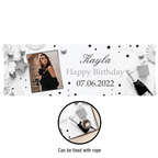 Custom Happy Birthday Banner Personalized Birthday Party Backdrop