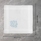 custom wedding handkerchief embroidered hankies gifts mother bride elevate detail view