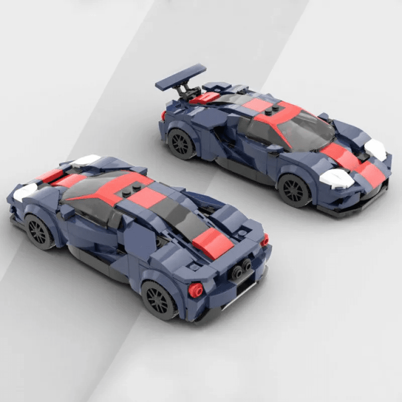 2017 Ford GT Creative Vehicle Racing Car Building Blocks Construction Toy Brick Figures Gift for Car Lover - DiyGiftly