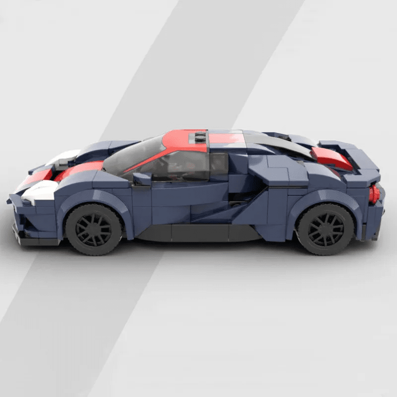 2017 Ford GT Creative Vehicle Racing Car Building Blocks Construction Toy Brick Figures Gift for Car Lover - DiyGiftly