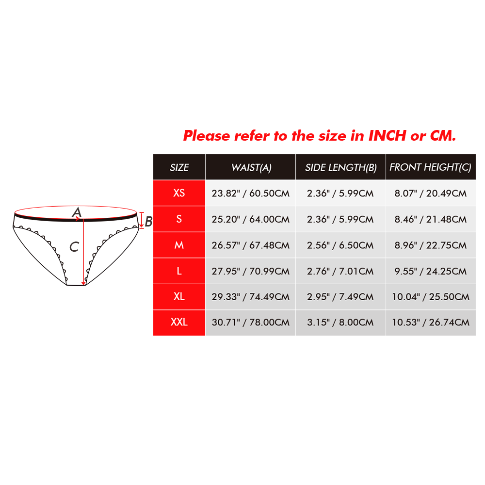 gifts for wife Valentine's Day Gift Heart - Custom Face Panties Underwear detail 7