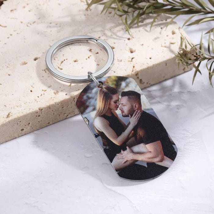 Wedding Gifts Drive Safe Keychain Custom Photo Keychain With Name For Boyfriend