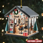 2024 New Release Personalized Hair Salon Acrylic Ornament Gift For Hairdresser 692113 - DiyGiftly