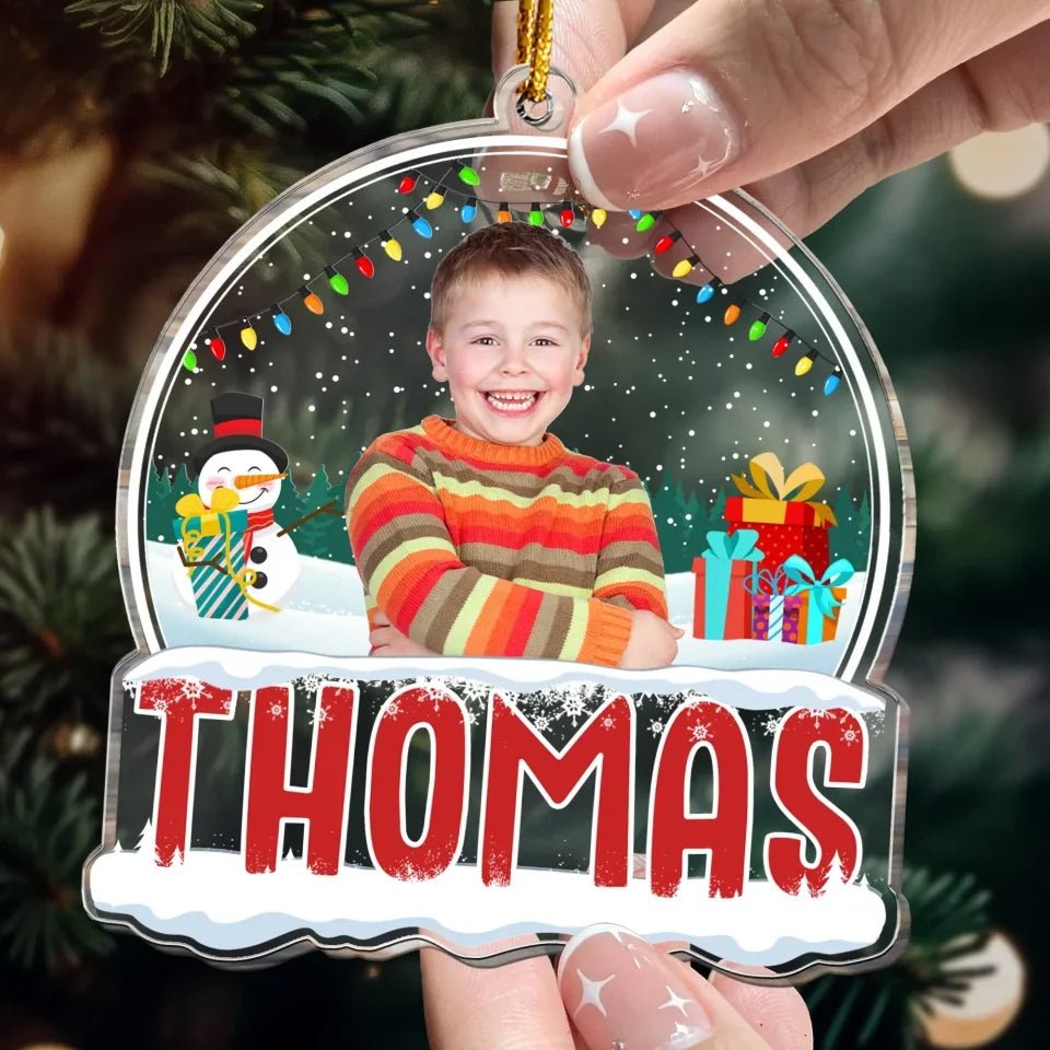 2025 Kids Custom Christmas Names - Personalized Kids Photo Ornament 716654 - 718654 - DiyGiftly
