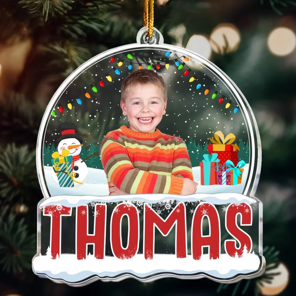 2025 Kids Custom Christmas Names - Personalized Kids Photo Ornament 716654 - 718654 - DiyGiftly