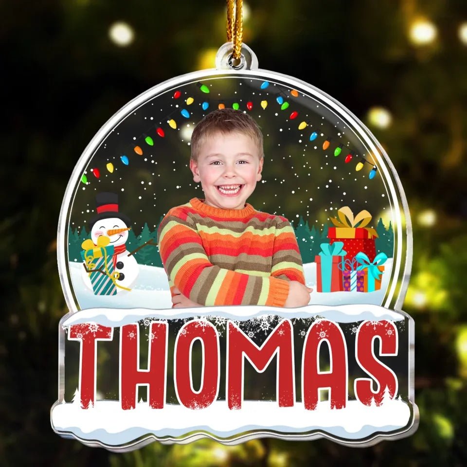 2025 Kids Custom Christmas Names - Personalized Kids Photo Ornament 716654 - 718654 - DiyGiftly