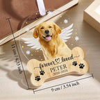 Personalized Pet Memorial Ornament Dog Christmas Ornaments Pet Loss Keepsake Gift for Pet Lovers