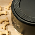 Personalized Name 32oz Dog Bowl Water Dish Non-slip Pet Feeding Supplies Gift for Pet Lovers