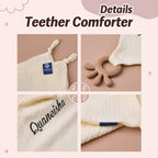 Personalized Soothe Towel Bibs Soft Sleeping Towel with Embroidered Name Gift for Baby