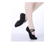 Women Girls Ballet Shoes Children Adult Ballet Shoes Canvas Split Sole Ballet Shoes Yoga Dancing Shoes