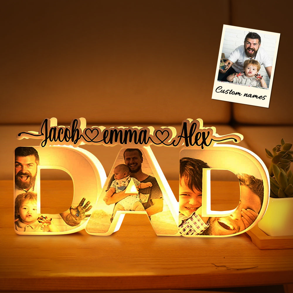 light up dad s world custom gift for dad personalized gift