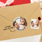 Personalized Thank You Stickers Round Wedding Birthday Favor labels for Gifts