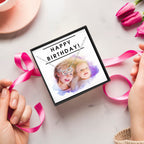 Custom Message Card with Infinity Necklace Best Birthday Gift for Women