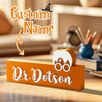 Personalized 3D Print Wizard Name Sign for Teacher and Librarian