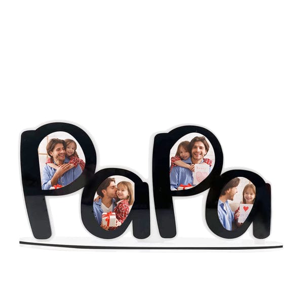 proud grandpa moments photo frame cherished desk or shelf display fathers day gift for grandpa