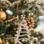 Personalized Projection Ornaments Christmas Shape with Stone Photo Ornaments Christmas Gifts For Family