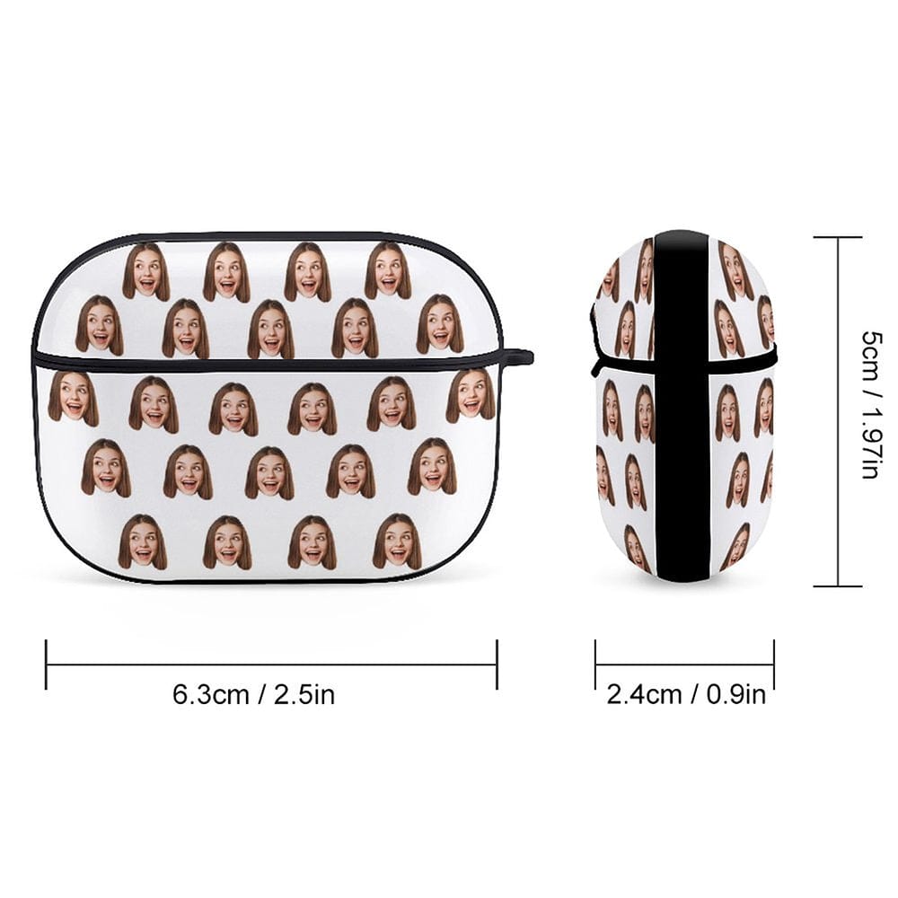 Custom Face Airpods Case Cover for Airpods Pro with Keychain