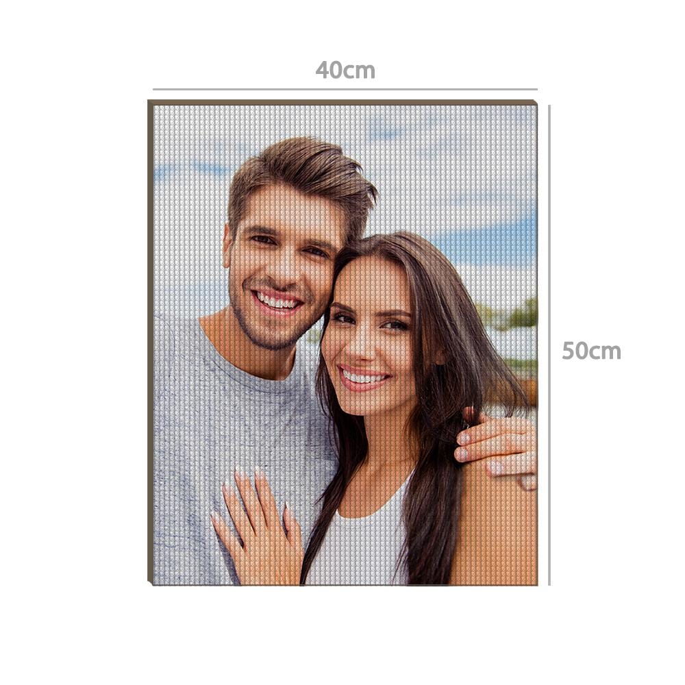 Pintura de diamantes 5D personalizada sin marco - 7 colores