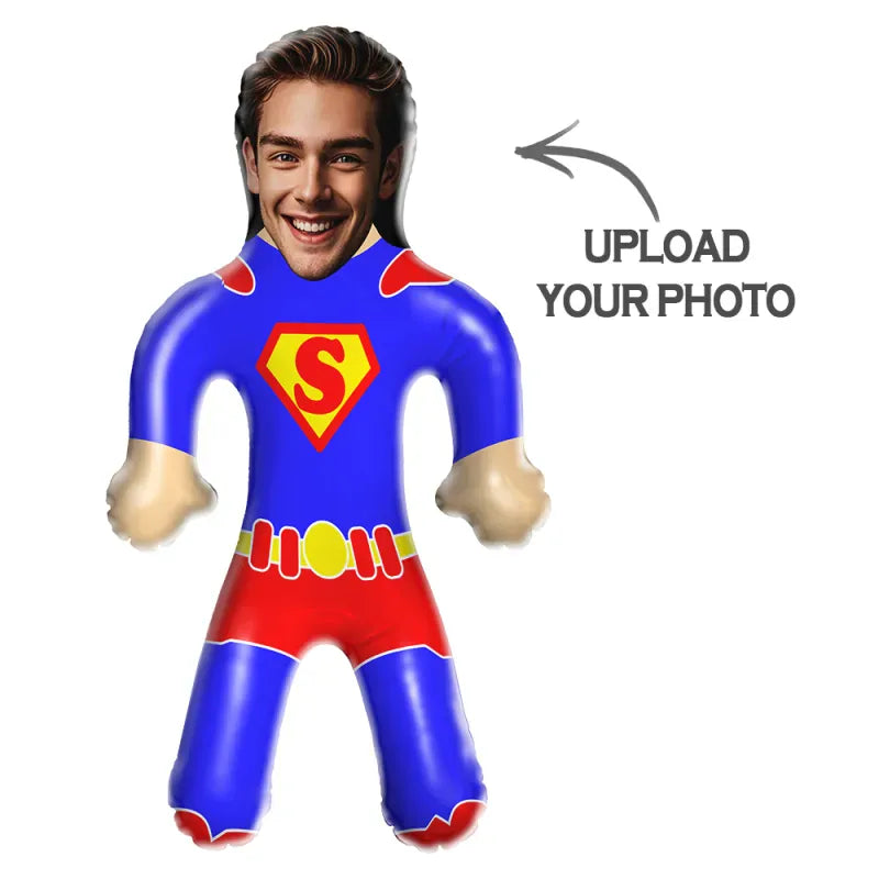 Custom Face Hero Theme Blow Up Dolls Funny Inflatable Balloon Custom Air Doll for Party Favors
