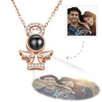 gifts for wife Eternal Love - Heartfelt Gift - Guardian Angel Color Photo Projection Necklace - gifts for wife - Daily Surpri