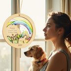 cat memorial ornament personalized design rainbow bridge keepsake