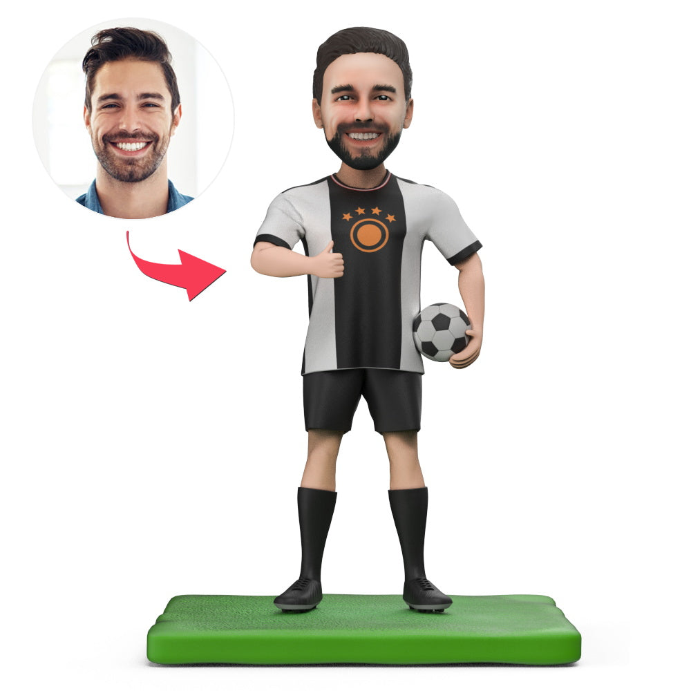 Germany Team 2022 World Cup Soccer Player Custom Bobblehead With Engraved Text