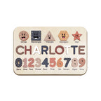 Custom Wooden Name Puzzle Personalised Busy Board Puzzle Toy for Baby Gift