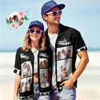 Custom Photo Hawaiian Shirt Personalised Hawaiian Shirt Gift for Woman - Happy Family