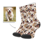 Socks Personalized Pet Portrait Funny All Over Face Print
