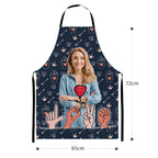 Customised Cooking Apron Personalized Photo I Love You Apron