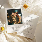 Personalized  Wedding Invitation Card Photo Wedding Invitation
