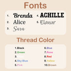 Personalized PU Leather Waterproof Makeup Bag with Embroidery Name Cosmetic Bag Travel Accessory Birthday Wedding Gift for Her