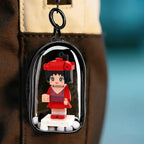 personalized brick figure keychain custom bag charm keepsake gift for daughter birthday main image