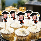 Personalized Graduation Cupcake Toppers 1 Piece Cake Decorations Party Favors Gift