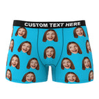 personalized face photo boxer shorts custom design gift for boyfriend