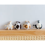 Adorable Handmade Felt Kitten Brooch - Perfect Gift for Cat Lovers