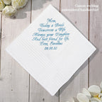 personalized wedding handkerchief embroidered hankies gifts mother bride elevate display