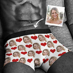 personalized face photo mens underwear gift for boyfriend custom style