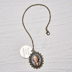 Personalized Wedding Bouquet Graduation Cap Photo Charm with Engraved Charm for Graduation Wedding Gifts