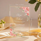 Personalized Acrylic Wedding Invitation Party Invitations Wedding Gift