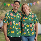 Personalised Hawaiian Shirt with Face Custom Hawaiian Outfit For Birthday