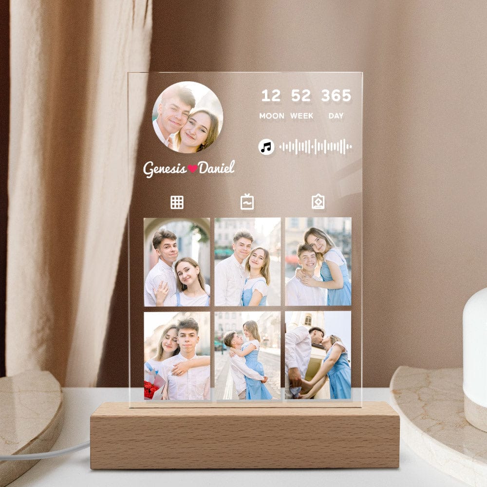 Custom Music Plaque Personalized Photo Anniversary Plaque Gift